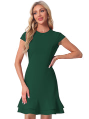 Elavira – Women’s A-Line Mid-Length Casual Dress