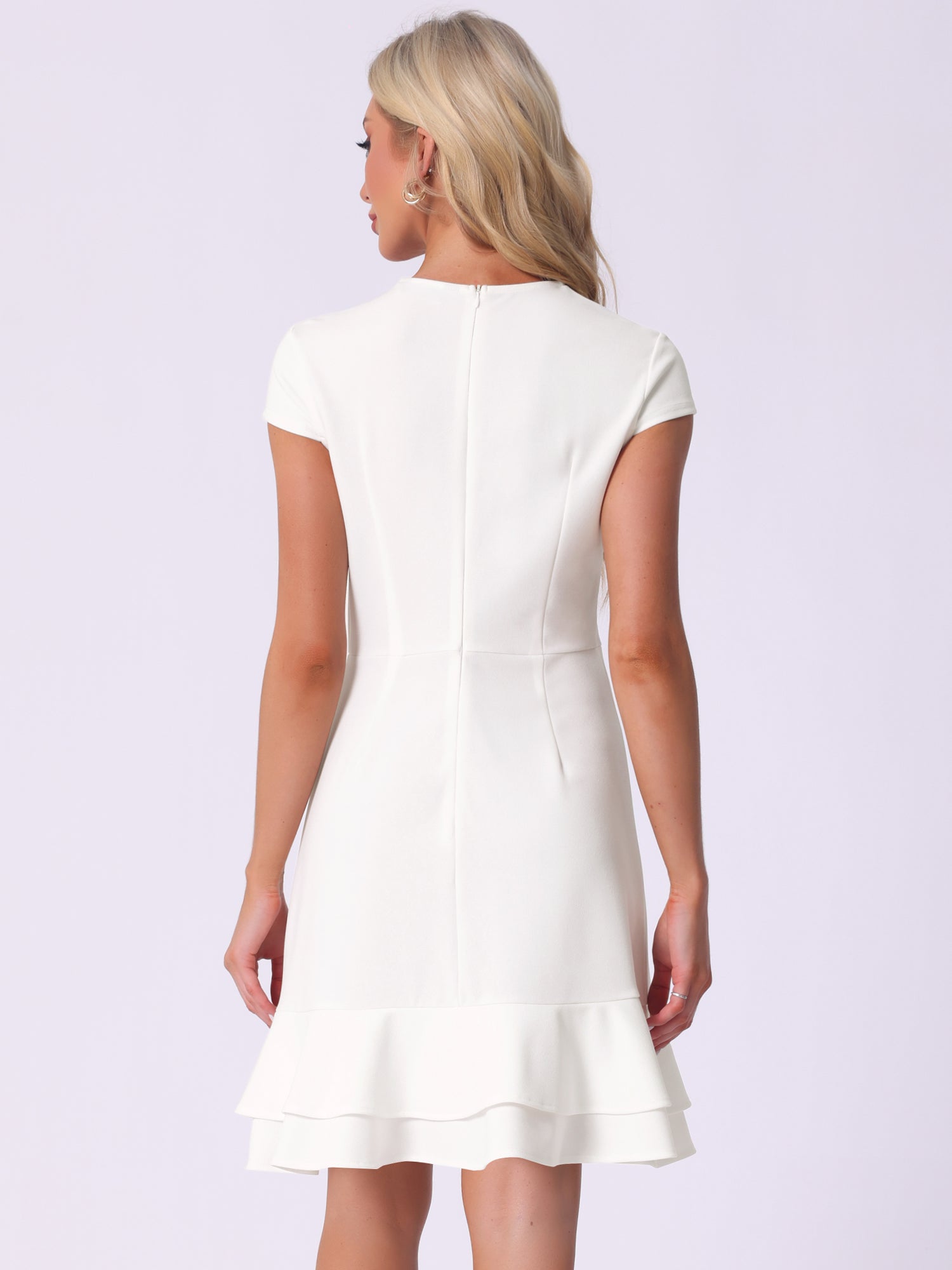 Elavira – Women’s A-Line Mid-Length Casual Dress