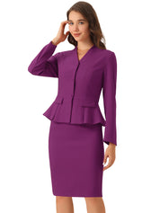 Peplira - Women’s Peplum Work Blouse