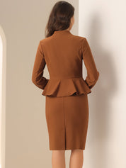 Peplira - Women’s Peplum Work Blouse