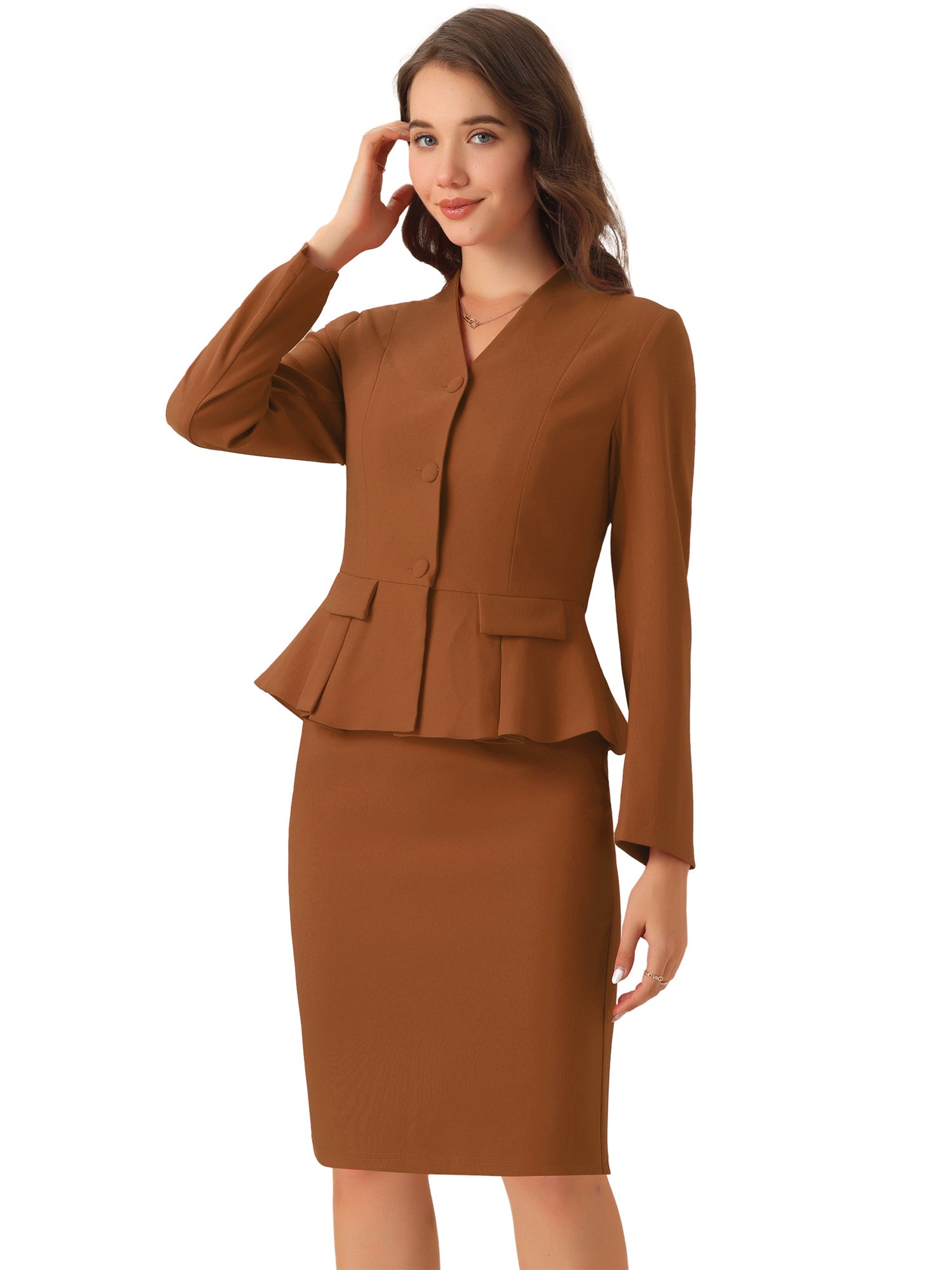 Peplira - Women’s Peplum Work Blouse