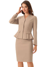 Peplira - Women’s Peplum Work Blouse