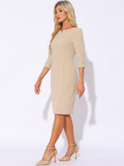 Wrapvera - Women’s Wrap Midi Dress