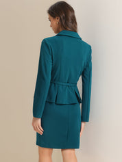 Elvessa - Women’s Peplum Work Blouse