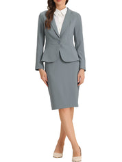 Velessa - Women’s Peplum Work Top