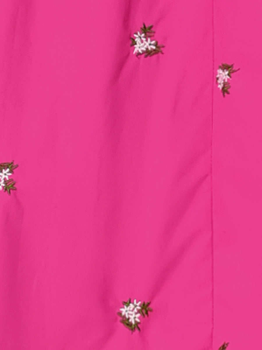 Embrovella - Women’s Embroidered Cotton Mini Dress