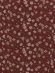 Florvessa - Women’s Floral A-Line Midi Dress