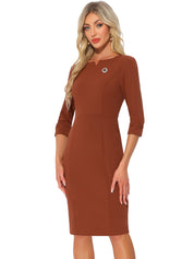 Wrapvera - Women’s Wrap Midi Dress