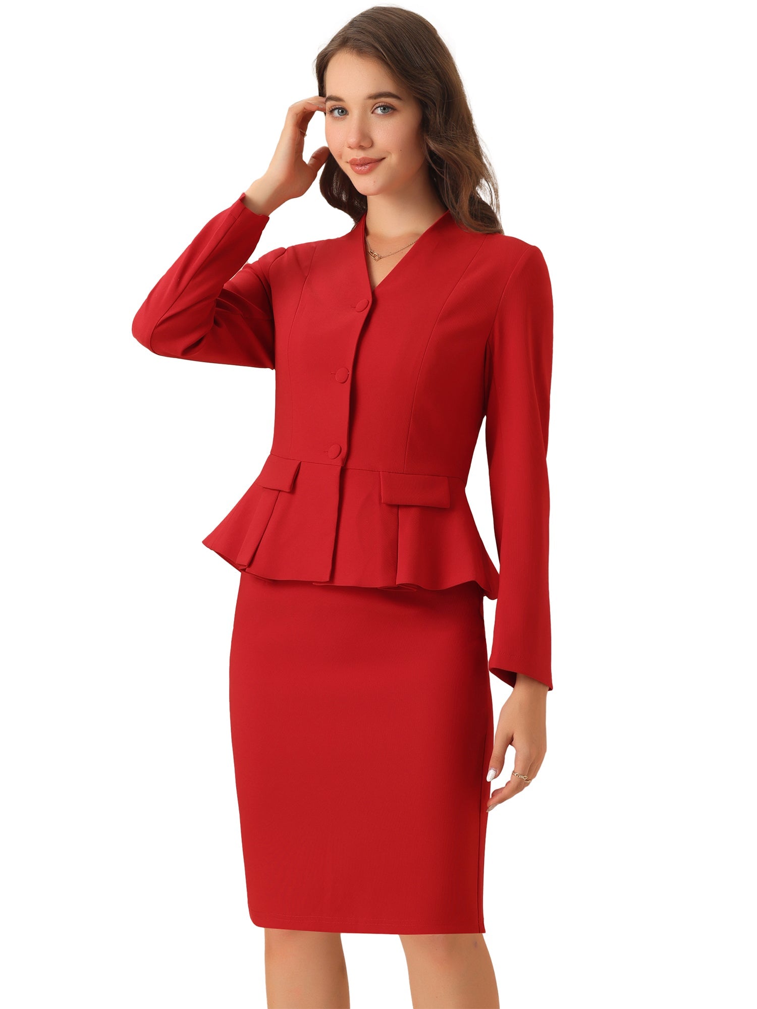 Peplira - Women’s Peplum Work Blouse
