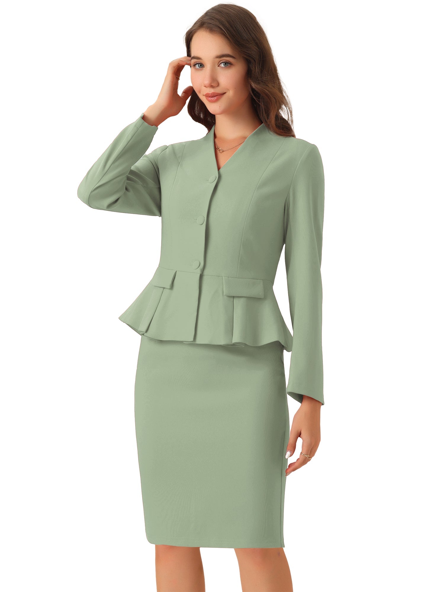 Peplira - Women’s Peplum Work Blouse