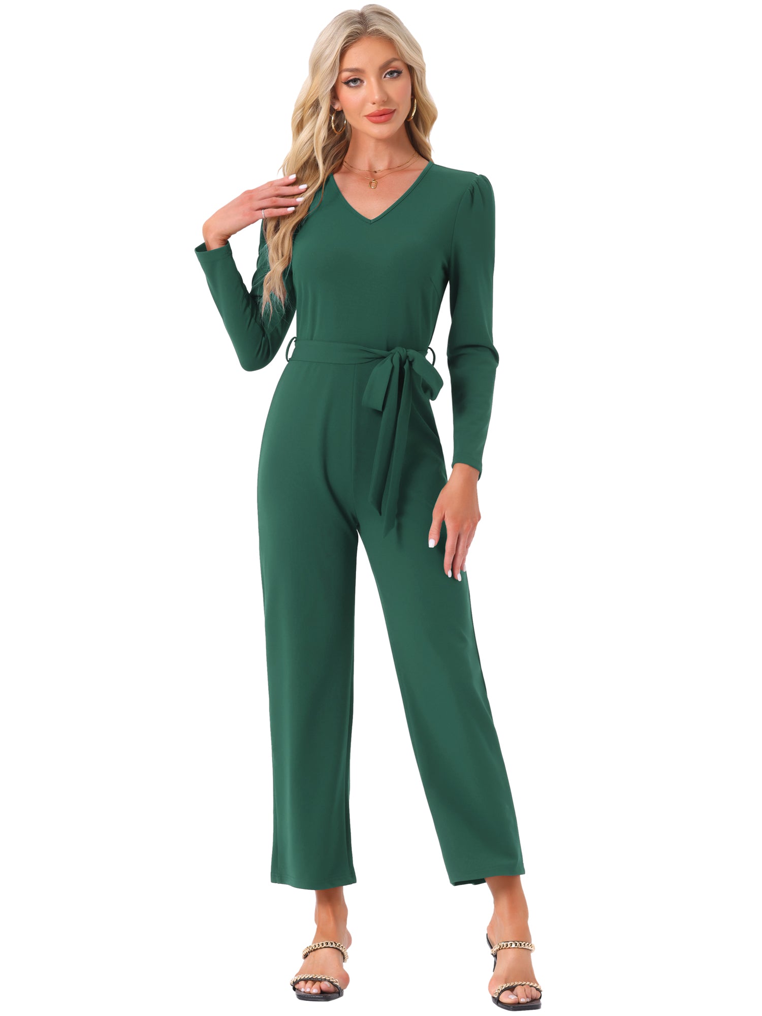 Velmora - Women’s High Neck Long Sleeve Dress