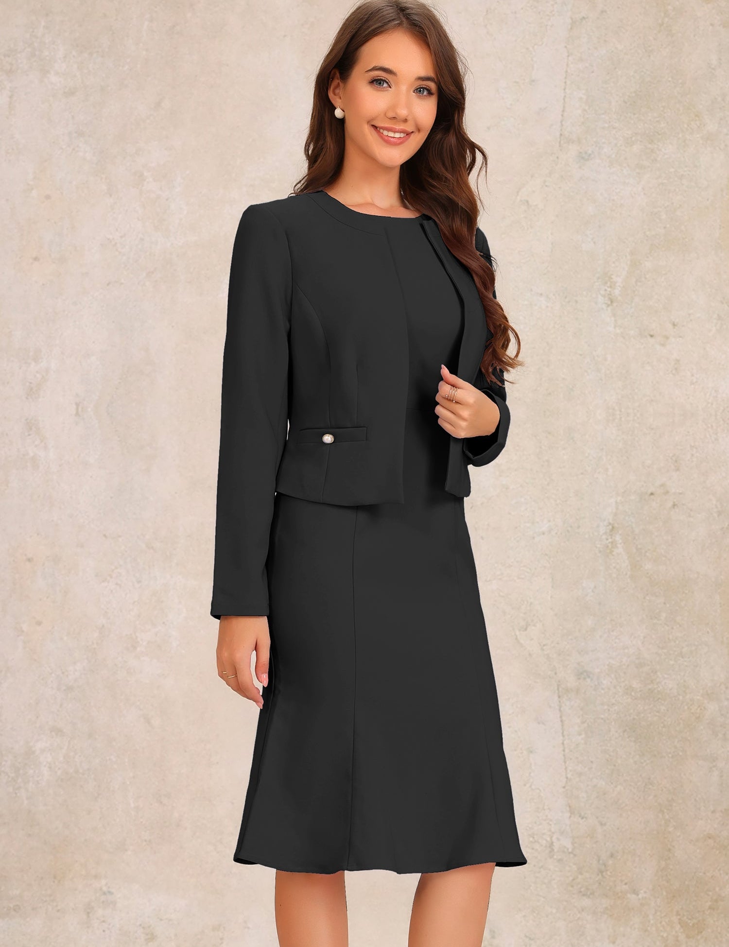 Casvera - Women’s Jacket & Dress Set