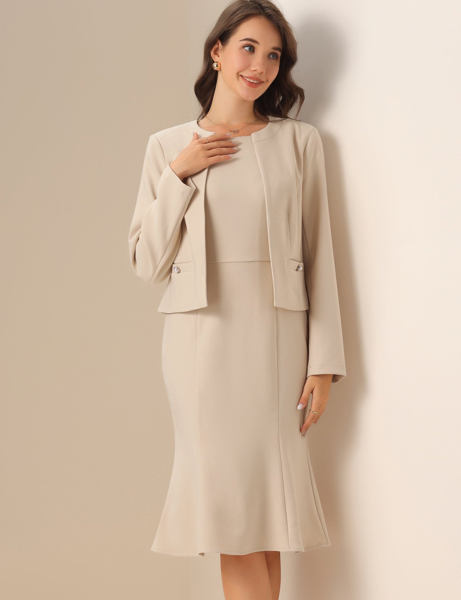 Casvera - Women’s Jacket & Dress Set