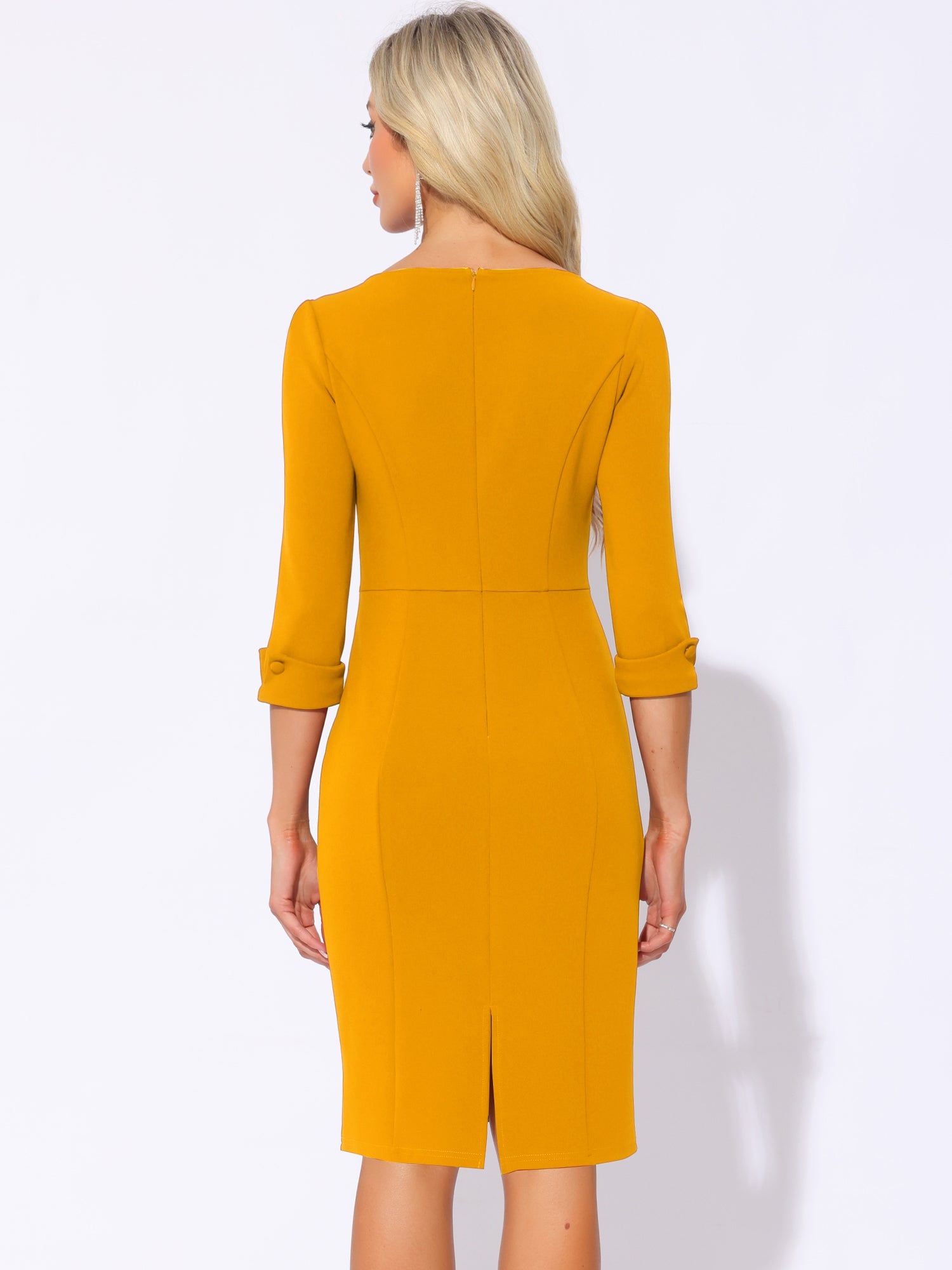 Wrapvera - Women’s Wrap Midi Dress