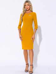 Wrapvera - Women’s Wrap Midi Dress