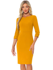 Wrapvera - Women’s Wrap Midi Dress