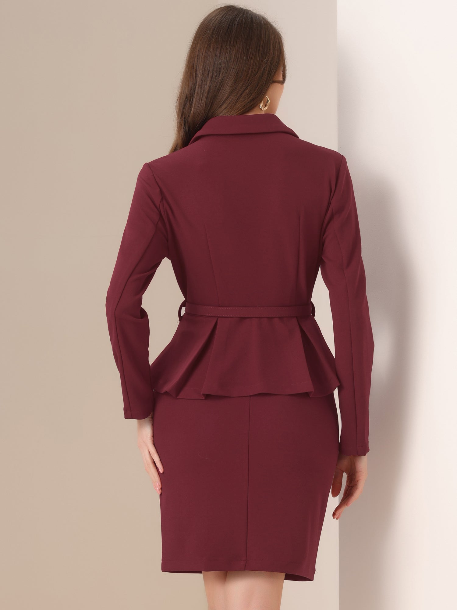 Elvessa - Women’s Peplum Work Blouse