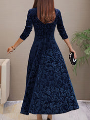 Floressa - Women’s Long Sleeve Floral Dress