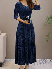 Floressa - Women’s Long Sleeve Floral Dress