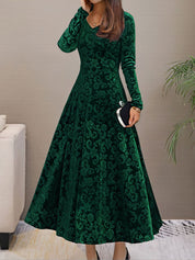 Floressa - Women’s Long Sleeve Floral Dress