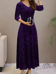 Floressa - Women’s Long Sleeve Floral Dress