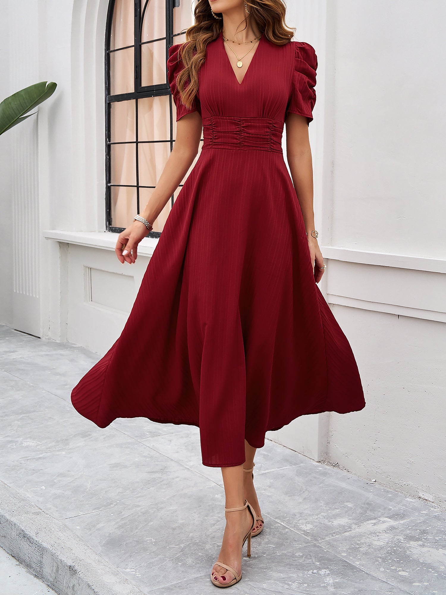 Veloria - Women’s Short Sleeve Summer Dress
