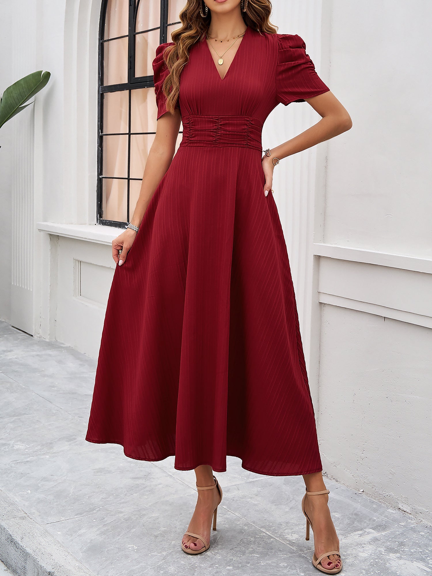 Veloria - Women’s Short Sleeve Summer Dress