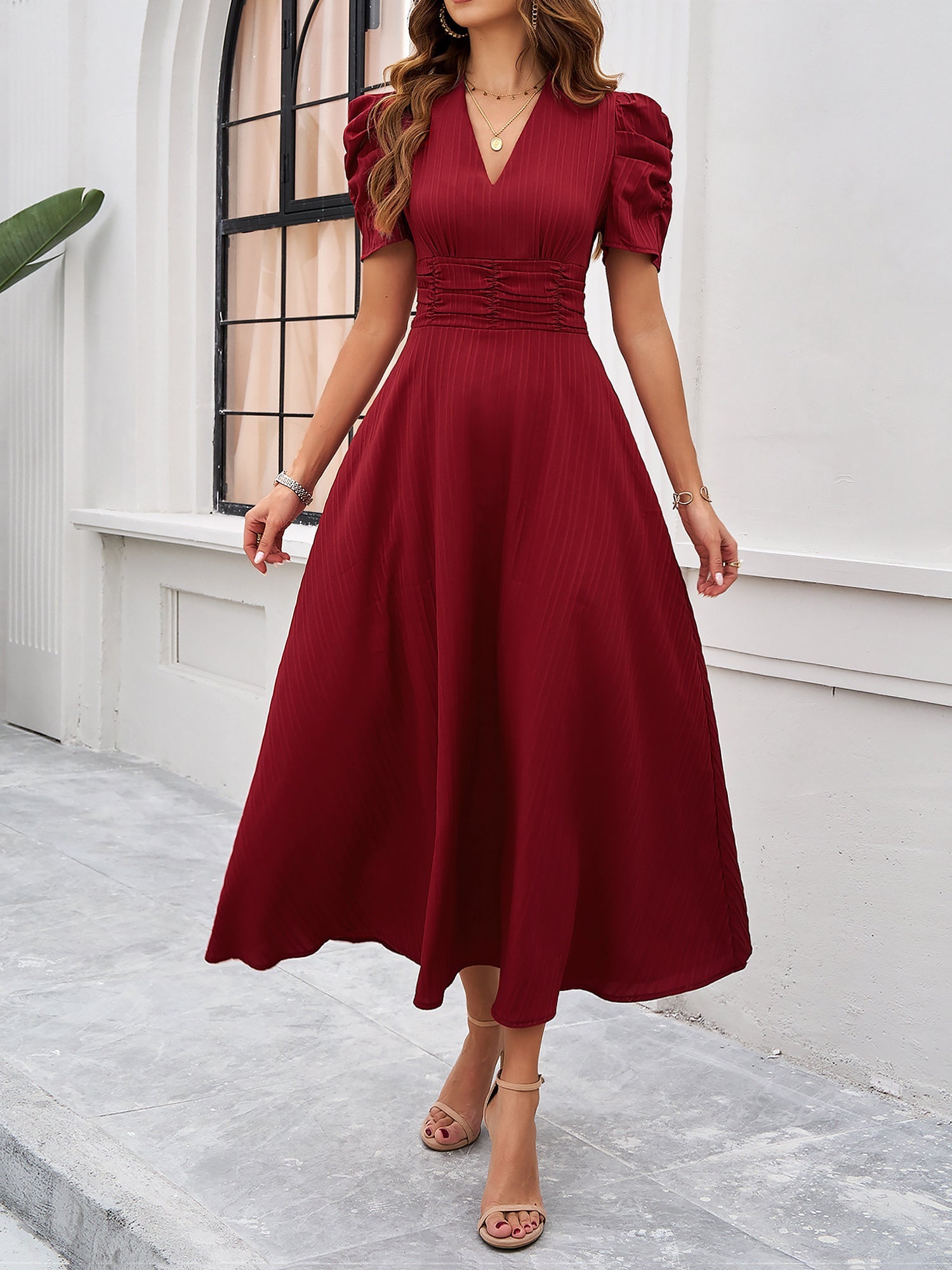 Veloria - Women’s Short Sleeve Summer Dress