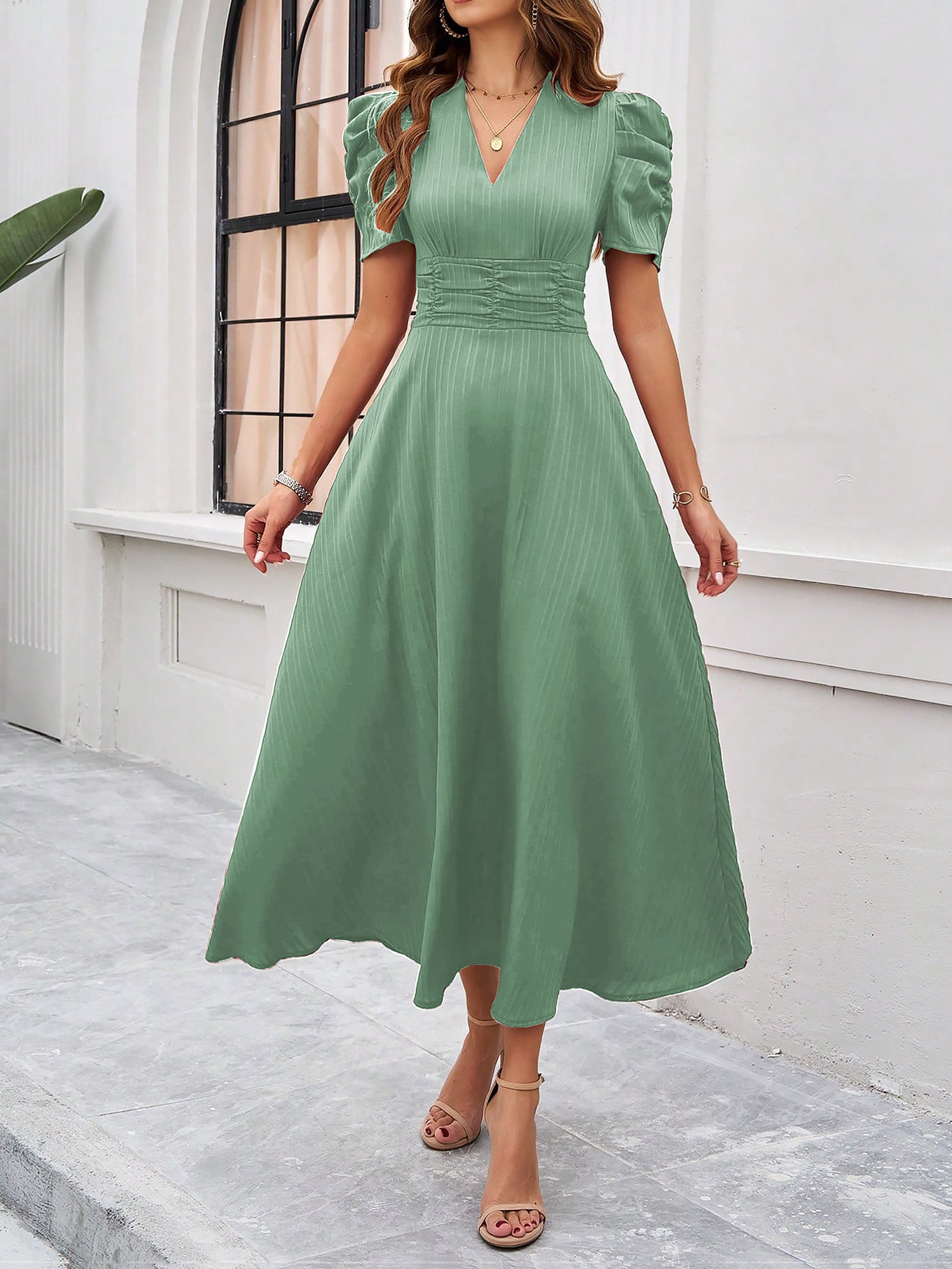 Veloria - Women’s Short Sleeve Summer Dress