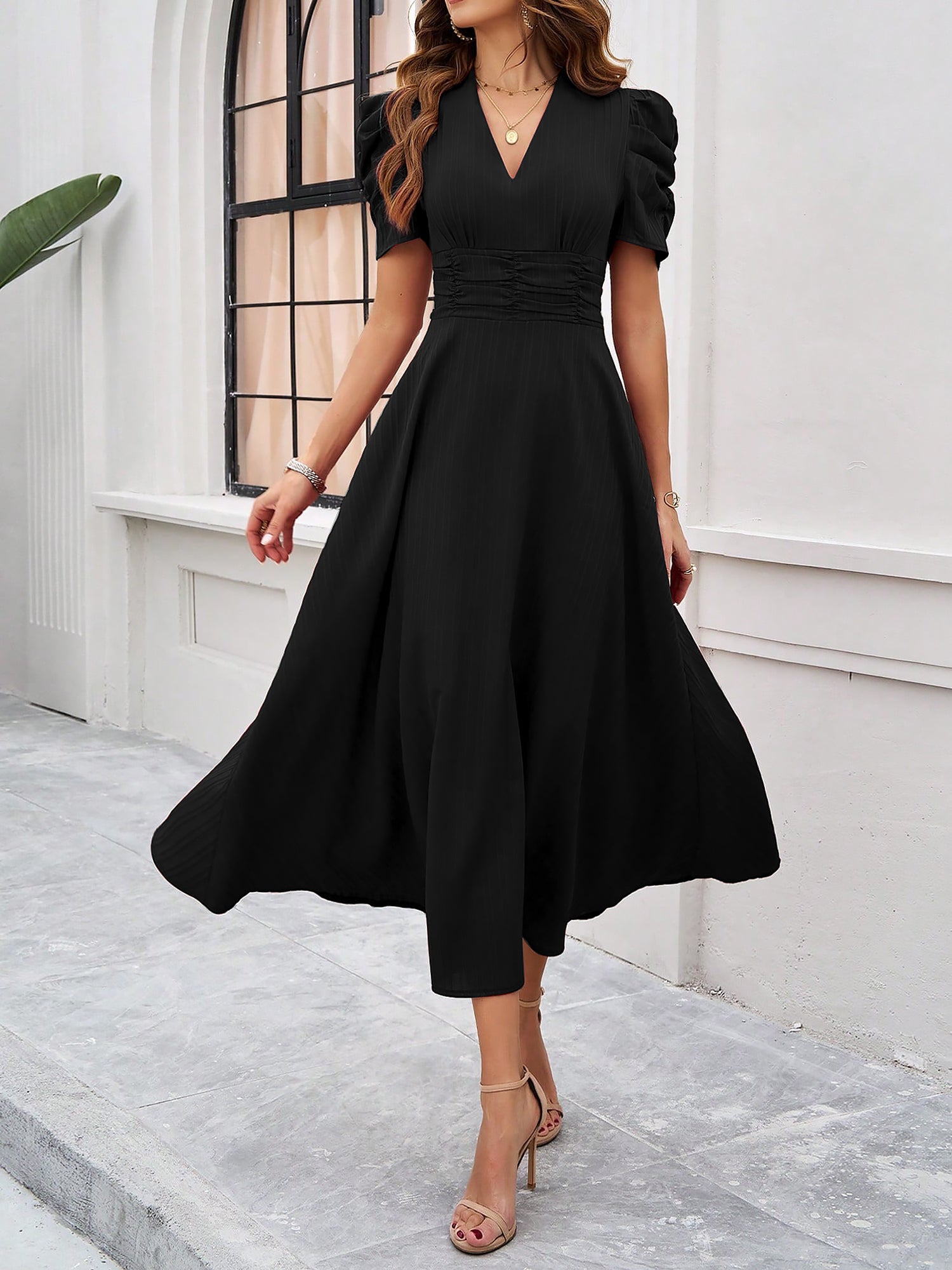 Veloria - Women’s Short Sleeve Summer Dress