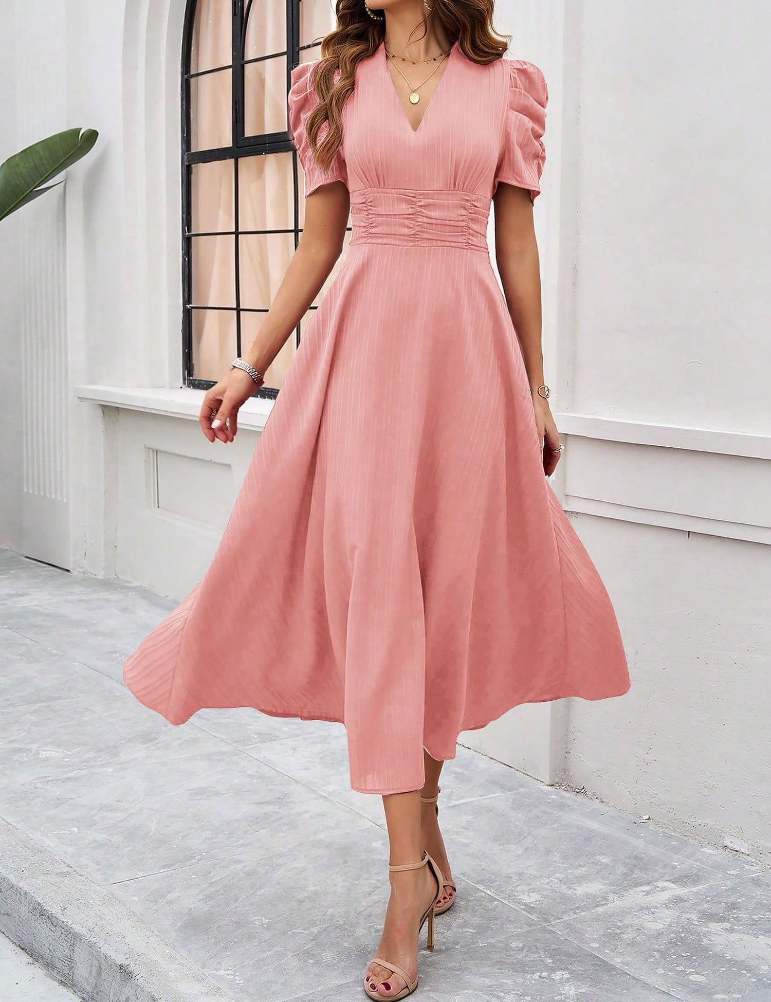 Veloria - Women’s Short Sleeve Summer Dress