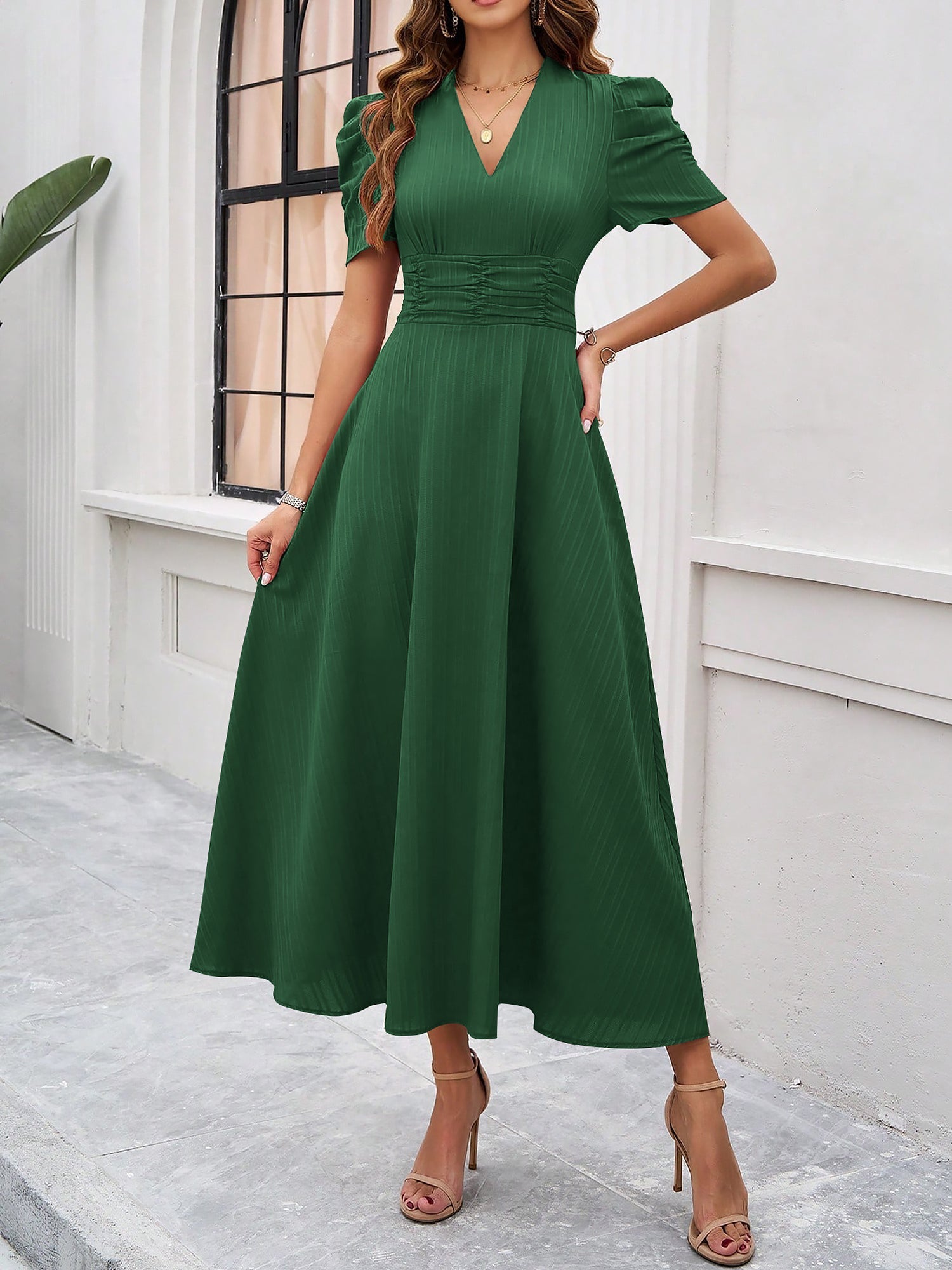 Veloria - Women’s Short Sleeve Summer Dress