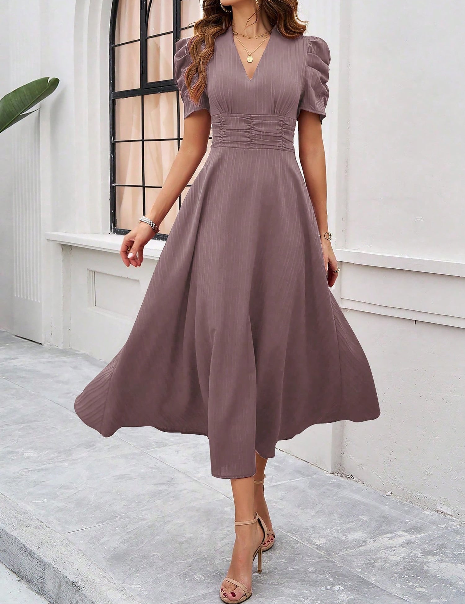 Veloria - Women’s Short Sleeve Summer Dress