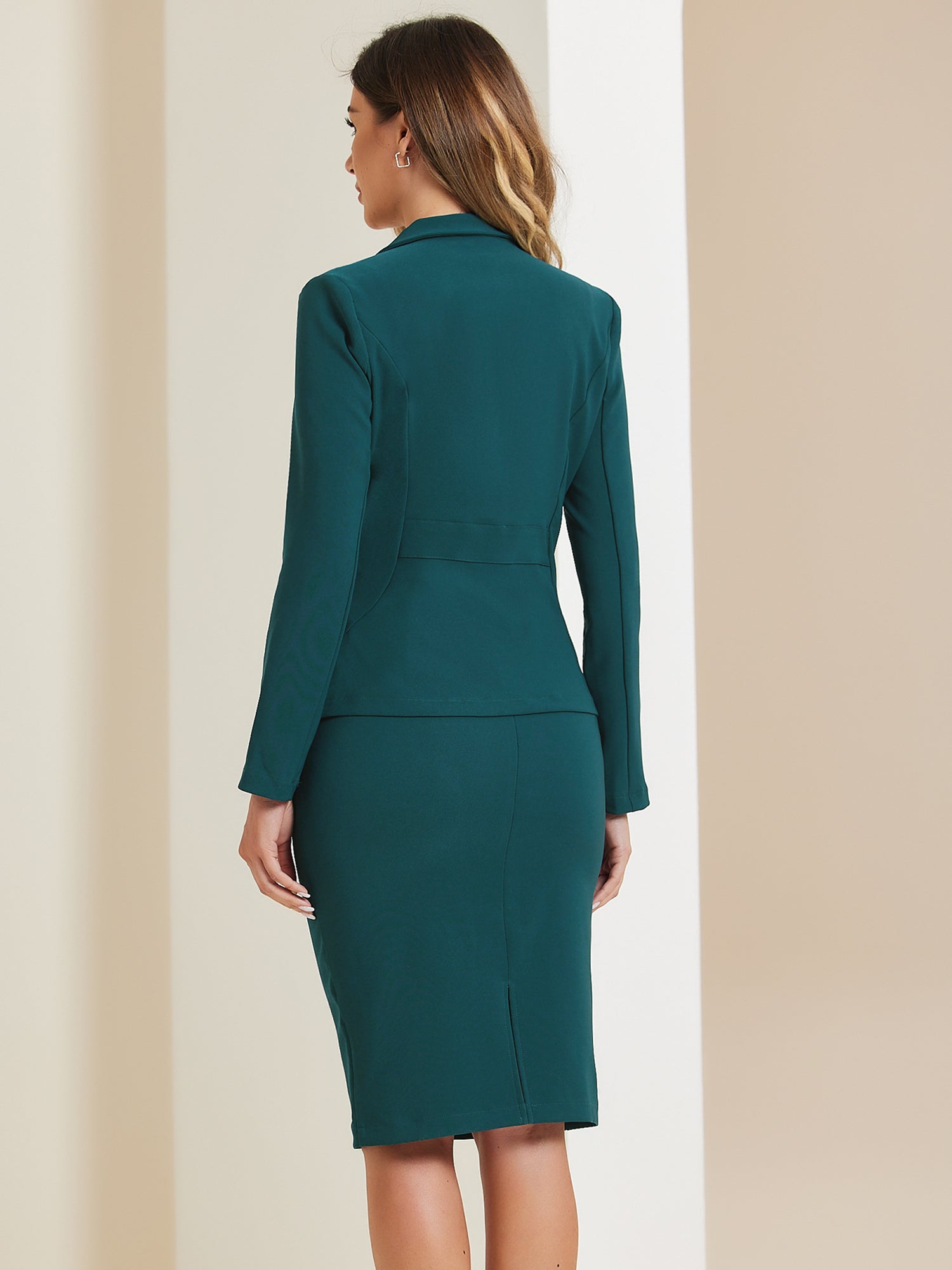 Velessa - Women’s Peplum Work Top