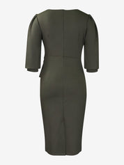 Serina - Women’s 3/4 Sleeve Work Dress