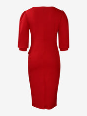 Serina - Women’s 3/4 Sleeve Work Dress