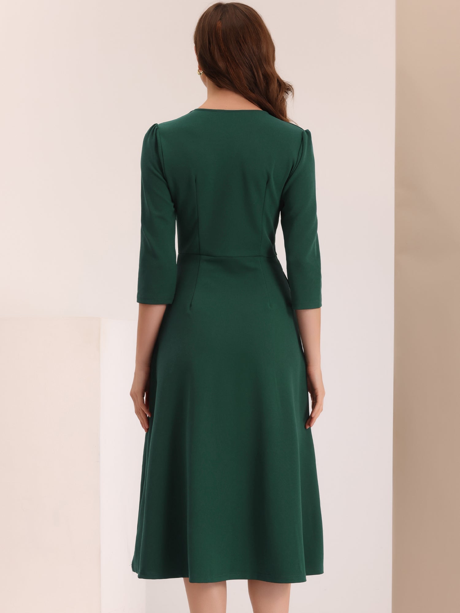 Lunavelle - Women’s A-Line Summer Midi Dress