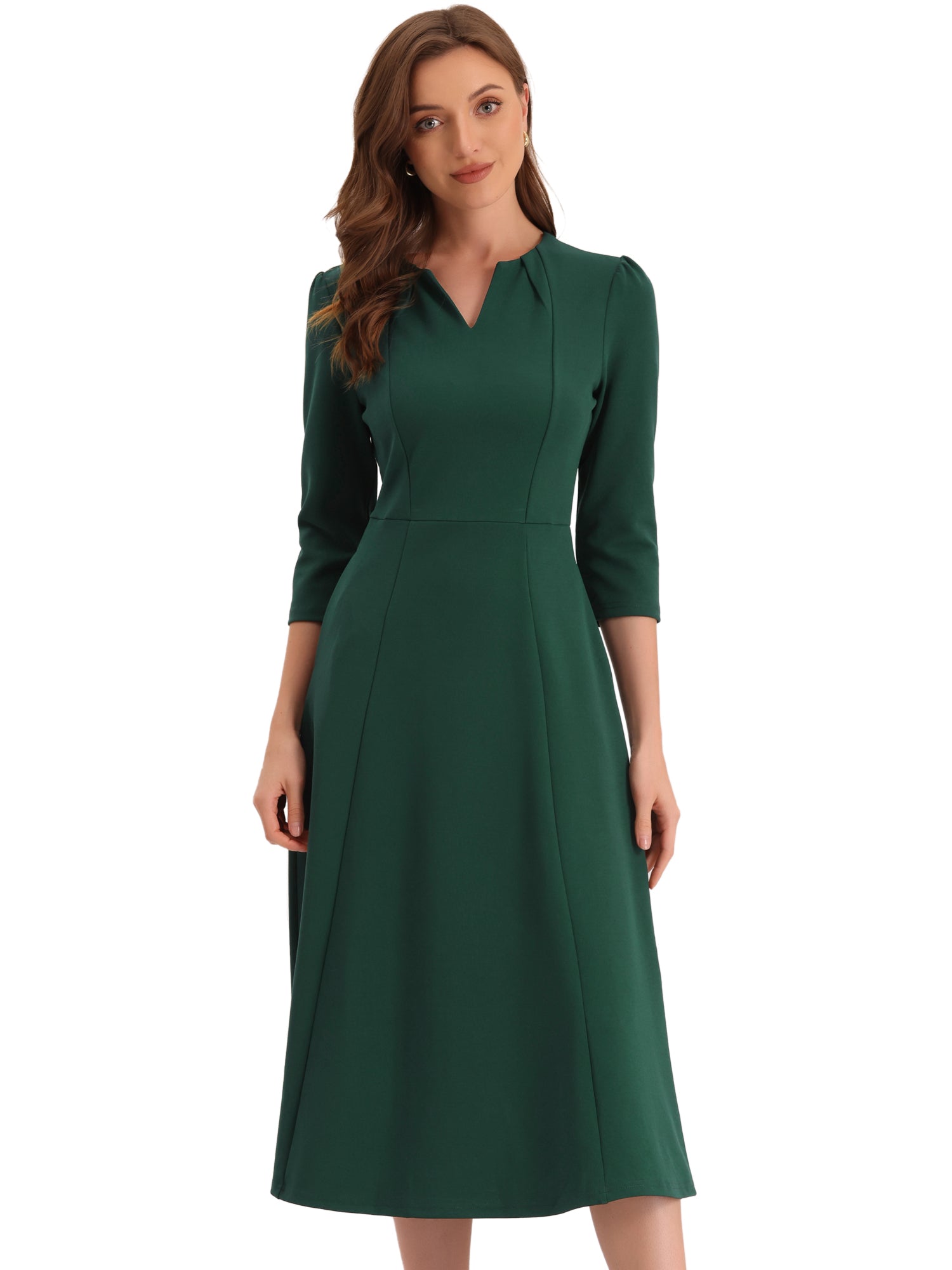 Lunavelle - Women’s A-Line Summer Midi Dress