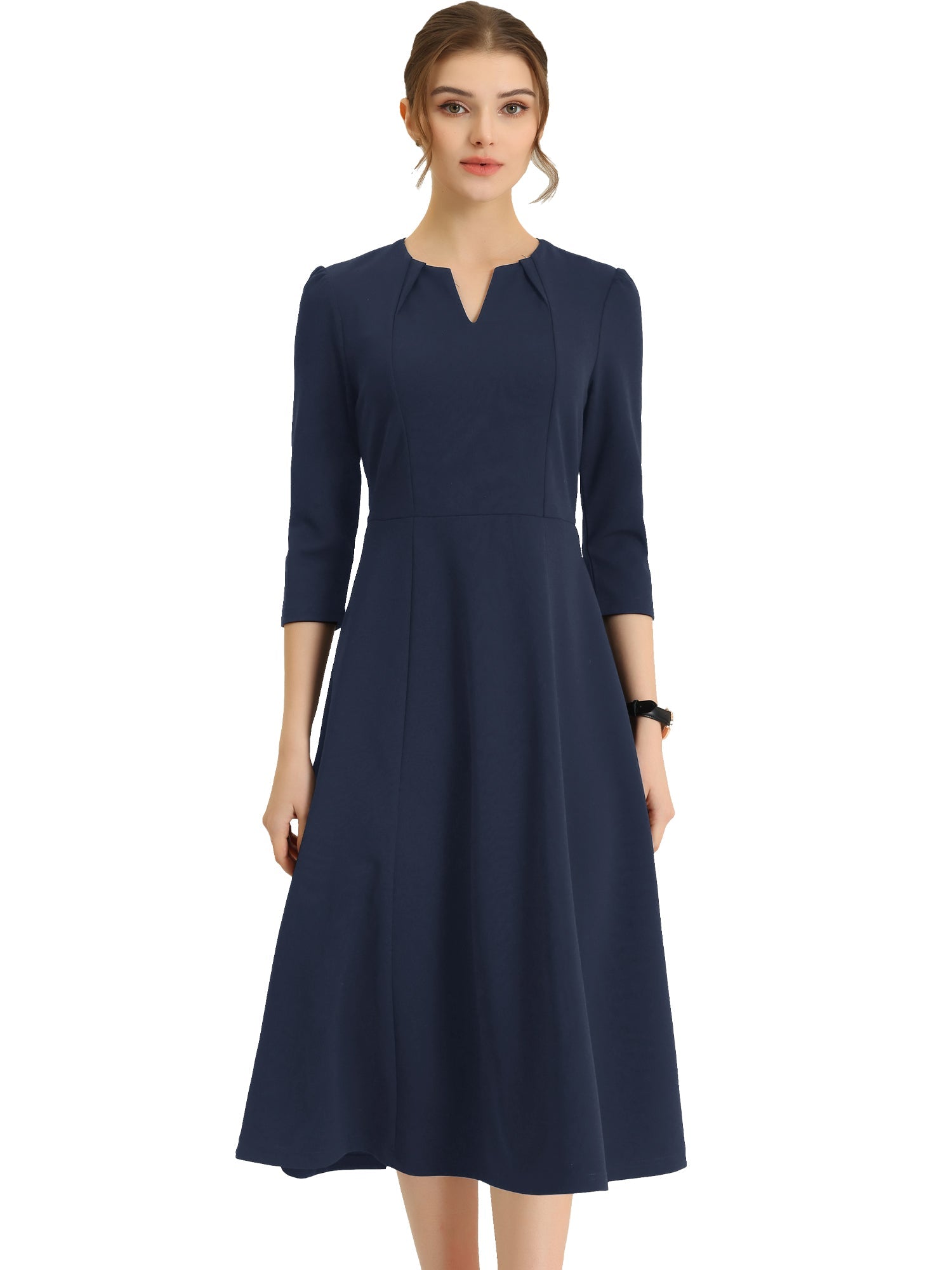 Lunavelle - Women’s A-Line Summer Midi Dress
