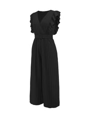 Ceravexa - Women’s Cap Sleeve Cocktail Jumpsuit