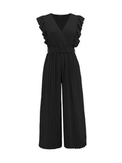 Ceravexa - Women’s Cap Sleeve Cocktail Jumpsuit