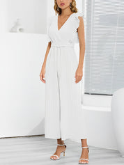 Ceravexa - Women’s Cap Sleeve Cocktail Jumpsuit