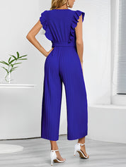Ceravexa - Women’s Cap Sleeve Cocktail Jumpsuit