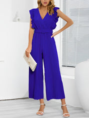 Ceravexa - Women’s Cap Sleeve Cocktail Jumpsuit