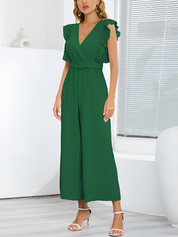 Ceravexa - Women’s Cap Sleeve Cocktail Jumpsuit