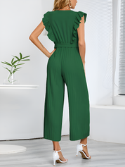 Ceravexa - Women’s Cap Sleeve Cocktail Jumpsuit