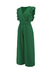 Ceravexa - Women’s Cap Sleeve Cocktail Jumpsuit