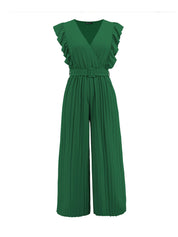 Ceravexa - Women’s Cap Sleeve Cocktail Jumpsuit
