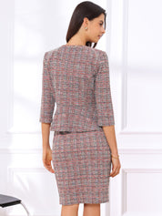 Plaidessa - Women’s Plaid Button Down Dress