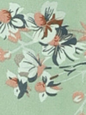 Florvessa - Women’s Floral A-Line Midi Dress